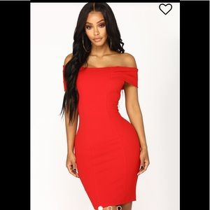Fashion Nova Gifted Off The Shoulder Dress